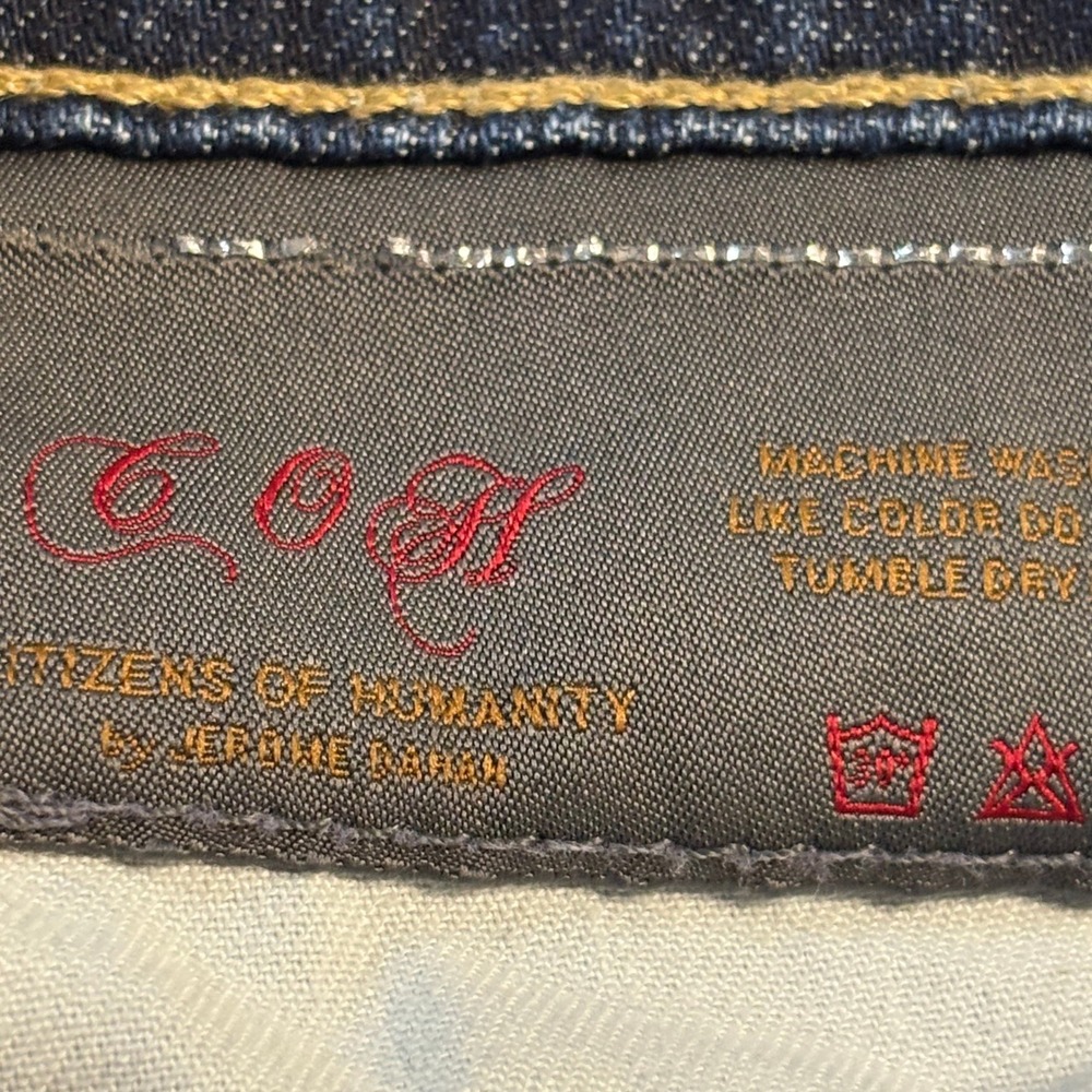 Citizens of Humanity Kelly Bootcut Jeans Blue Wash Low Rise Flare Size 31 (34) - Picture 11 of 12